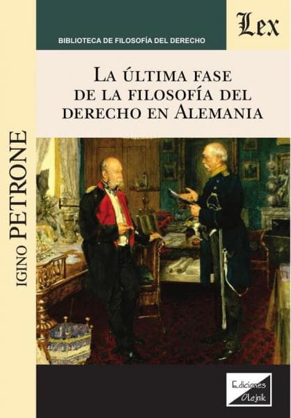 ULTIMA FASE DE LA FILOSOFIA DEL DERECHO