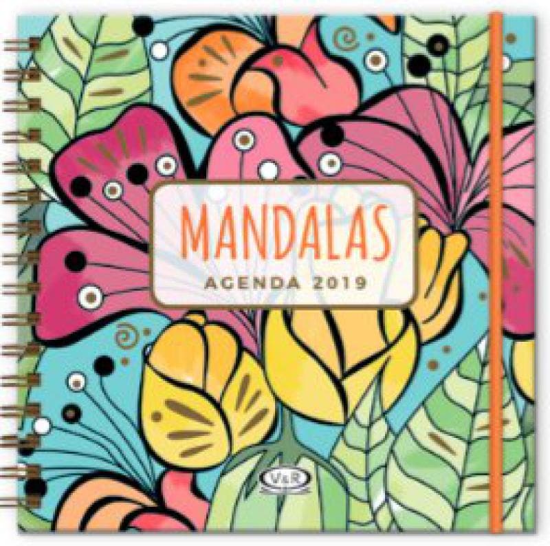 AGENDA 2019 MANDALAS NARANJA