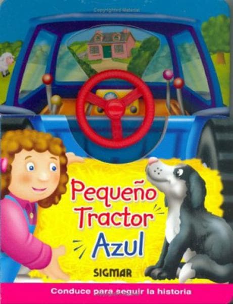PEQUEÑO TRACTOR AZUL