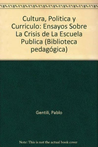 CULTURA, POLITICA Y CURRICULO