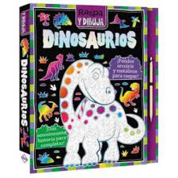 DINOSAURIOS - RASPA Y DIBUJA