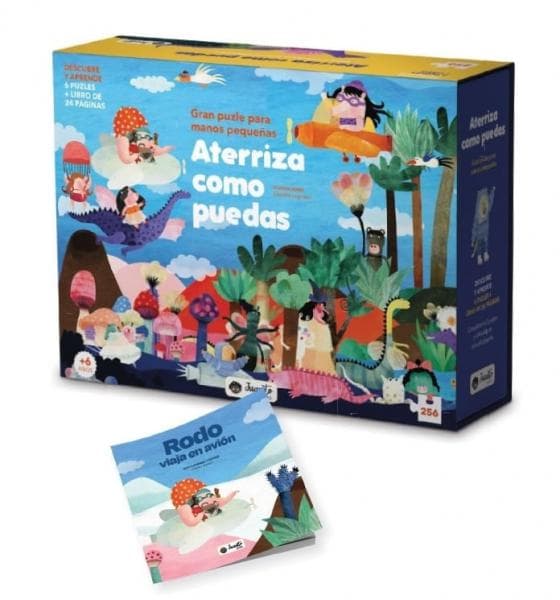 ATERRIZA COMO PUEDAS - LIBRO + PUZLE