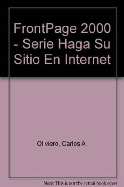 FRONT PAGE-HAGA SU SITIO EN INTERNET