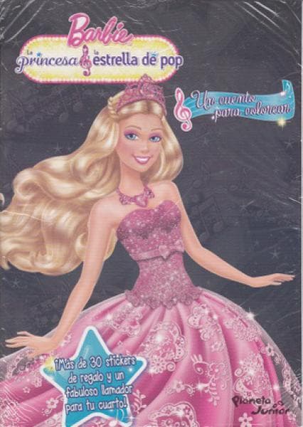 BARBIE UN CUENTO PARA COLOREAR          
