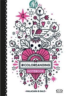 ANOTADOR - #COLOREANDING NOTEBOOK