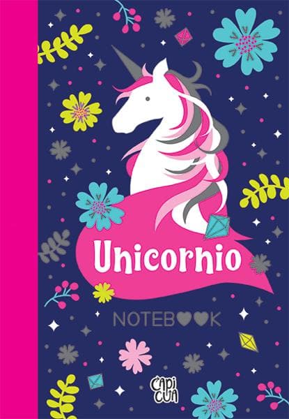 UNICORNIO - NOTEBOOK - CUADERNO/ANOTADOR
