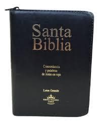 SANTA BIBLIA - LETRA GRANDE C/CIERRE