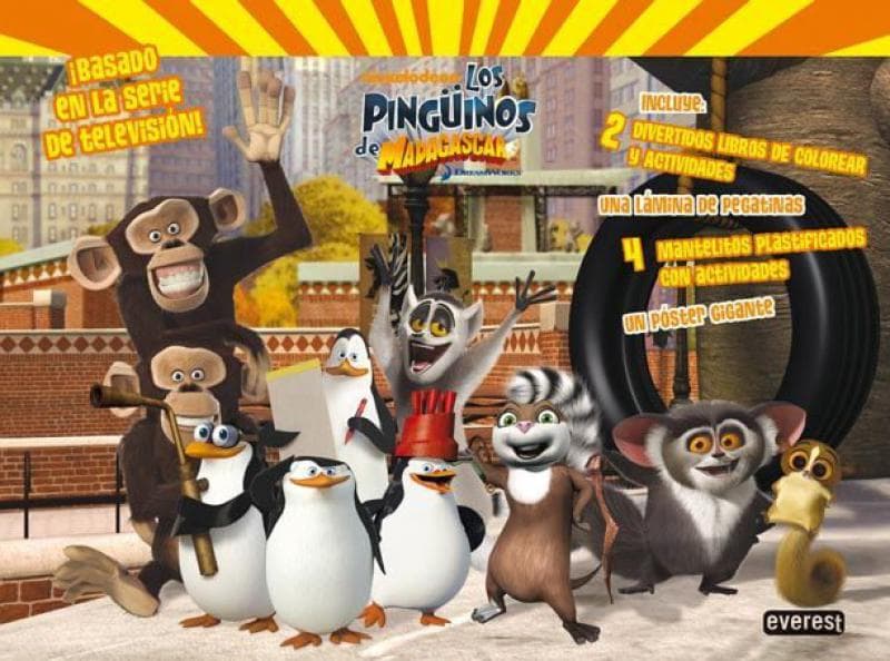 PINGUINOS DE MADAGASCAR VALIJA