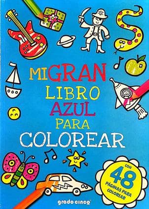 MI GRAN LIBRO PARA COLOREAR 3 - AZUL