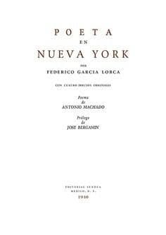 POETA EN NUEVA YORK (FACSIMIL)