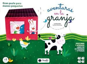 AVENTURAS EN LA GRANJA (LIBRO + 4 PUZLES