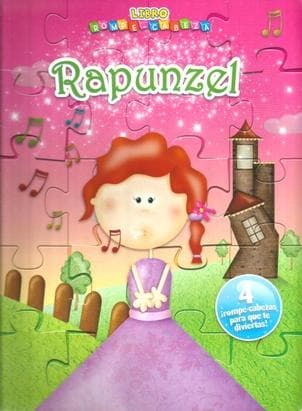 RAPUNZEL ROMPECABEZAS DE CARTON