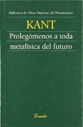 PROLEGOMENOS A TODA METAFISICA DEL FUTUR