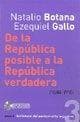 DE LA REPUBLICA POSIBLE A LA REPUBLICA..