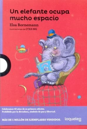 UN ELEFANTE OCUPA MUCHO ESPACIO