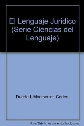 LENGUAJE JURIDICO ,EL