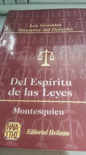 ESPIRITU DE LAS LEYES, EL