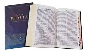SANTA BIBLIA - LETRA GRANDE - TAPA CUERO