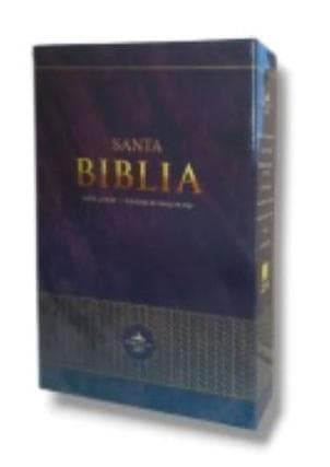 SANTA BIBLIA - LETRA GRANDE - TAPA CUERO