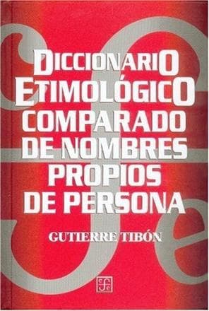 DICC.ETIMOLOGICO COMPARADO DE NOMBRES