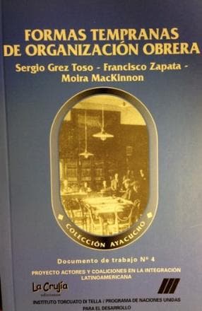 FORMAS TEMPRANAS DE ORGANIZACION OBRERA