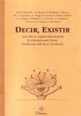 DECIR EXISTIR