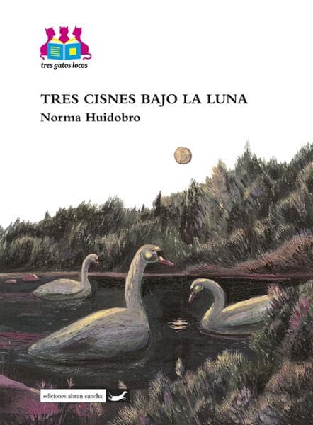 TRES CISNES BAJO LA LUNA
