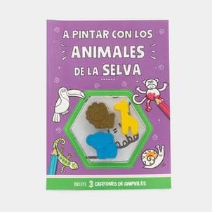 A PINTAR CON LOS ANIMALES DE LA SELVA