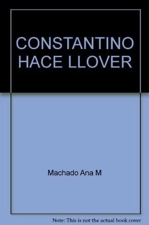 CONSTANTINO HACE LLOVER