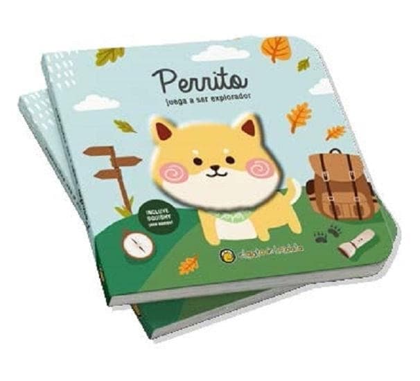 PERRITO JUEGA A SER EXPLORADOR