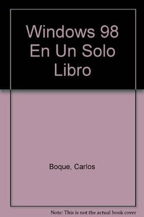 WINDOWS 98 EN UN SOLO LIBRO