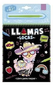 LLAMAS LOCAS - LIBRO PARA RASPAR