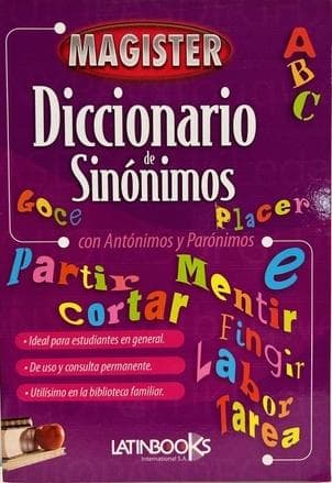 DICC.DE SINONIMOS, ANTONIMOS Y PARONIMOS