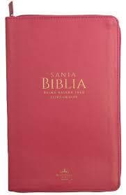 BIBLIA C/CIERRE LETRA GRANDE FUCSIA