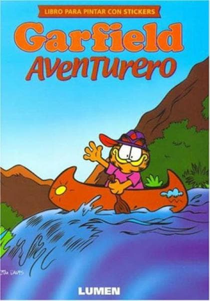 GARFIELD AVENTURERO-CON STICKERS