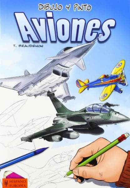 DIBUJO Y PINTO AVIONES