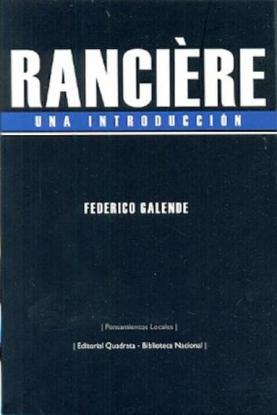 RANCIERE - UNA INTRODUCCION