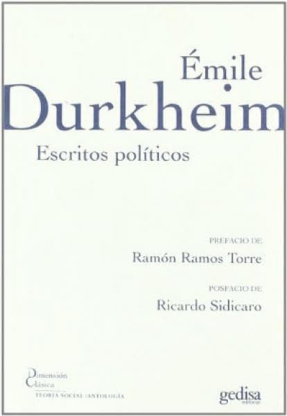 EMILE DURKHEIM: ESCRITOS POLITICOS