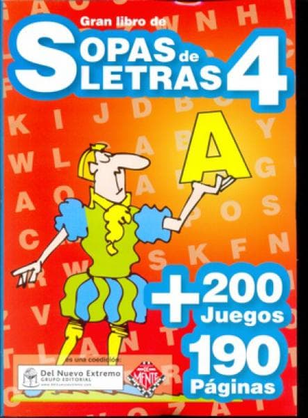 SOPAS DE LETRAS 4 + 200 JUEGOS