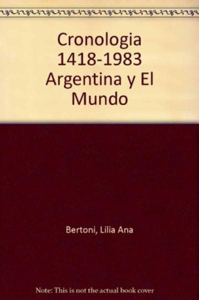 CRONOLOGIA (1418-1983)ARGENTINA ...