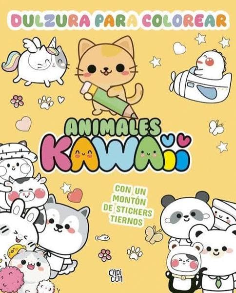 DULZURA PARA COLOREAR - ANIMALES KAWAII