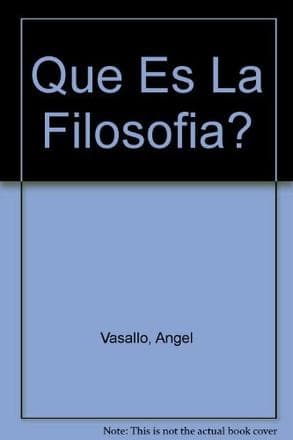 QUE ES FILOSOFIA?