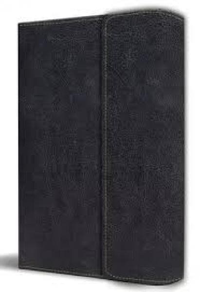 SANTA BIBLIA - TAPA PIEL NEGRA C/IMAN
