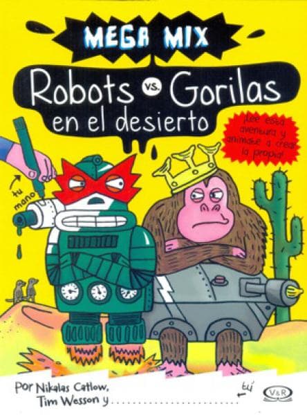 ROBOTS VS GORILAS EN EL DESIERTO