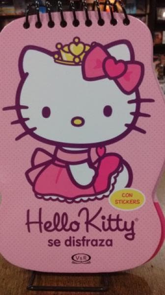 HELLO KITTY SE DISFRAZA CON STICKERS