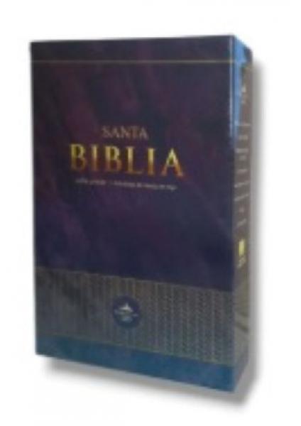 SANTA BIBLIA - LETRA GRANDE - TAPA CUERO