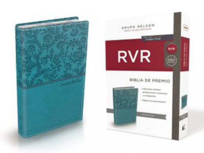 BIBLIA RVR ( LEATHERSOFT AQUA )