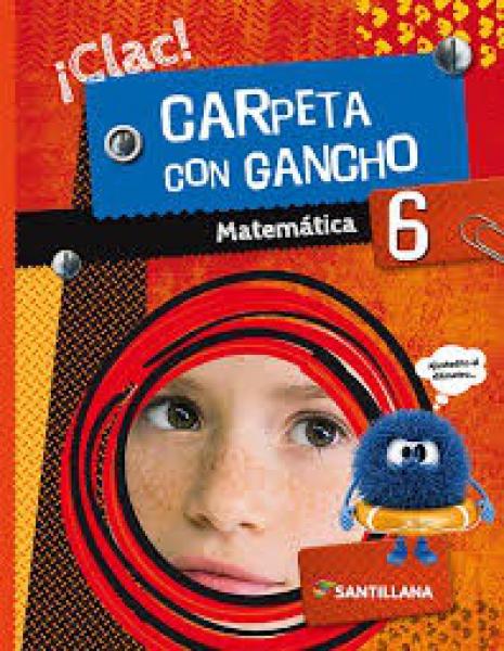 MATEMATICA 6 (CLAC) CARPETA CON GANCHO