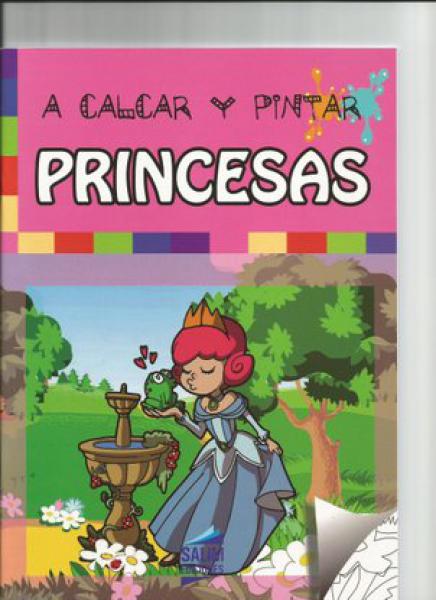 A CALCAR Y PINTAR PRINCESAS