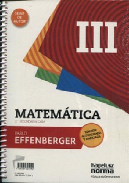 MATEMATICA III (SERIE DE AUTOR)